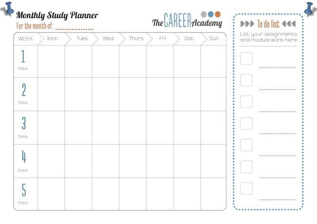 Monthly-Study-Planner