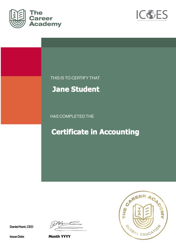 Certificate in Accounting